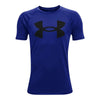 Short Sleeve T-Shirt Under Armour Tech Big Logo Blue Under Armour Brand_Under Armour, category-reference-2491, category-reference-3268, category-reference-3269, Condition_NEW, healthy living, outdoors / camping, Price_20 - 50, Size_10-12 Years, Size_14-16 Years, Size_8 Years, Size_Adult, sports / fitness Schoolwear Centres
