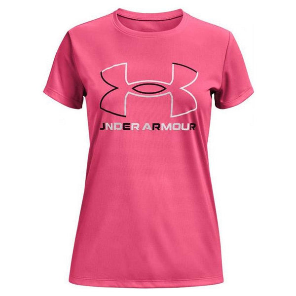 Women’s Short Sleeve T-Shirt Under Armour Big Logo Pink Under Armour Brand_Under Armour, category-reference-2491, category-reference-3268, category-reference-3269, Condition_NEW, healthy living, outdoors / camping, Price_10 - 20, Size_10-12 Years, Size_14-16 Years, Size_18-20 Years, Size_8 Years, sports / fitness Schoolwear Centres