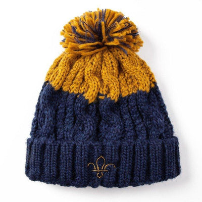Fleur de Lis Scouts Knitted Bobble Hat - Schoolwear Centres | School Uniforms near me