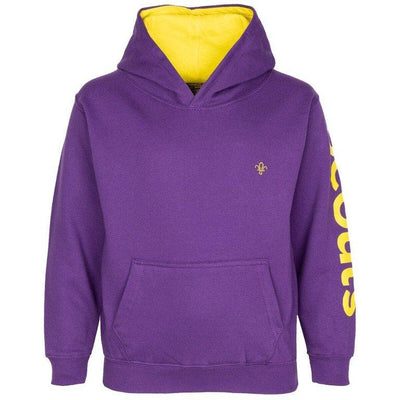 Fleur de Lis Scouts Brights Contrast Kids Hoodie - Schoolwear Centres | School Uniforms near me