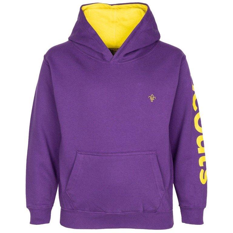 Fleur de Lis Scouts Brights Contrast Kids Hoodie - Schoolwear Centres | School Uniforms near me