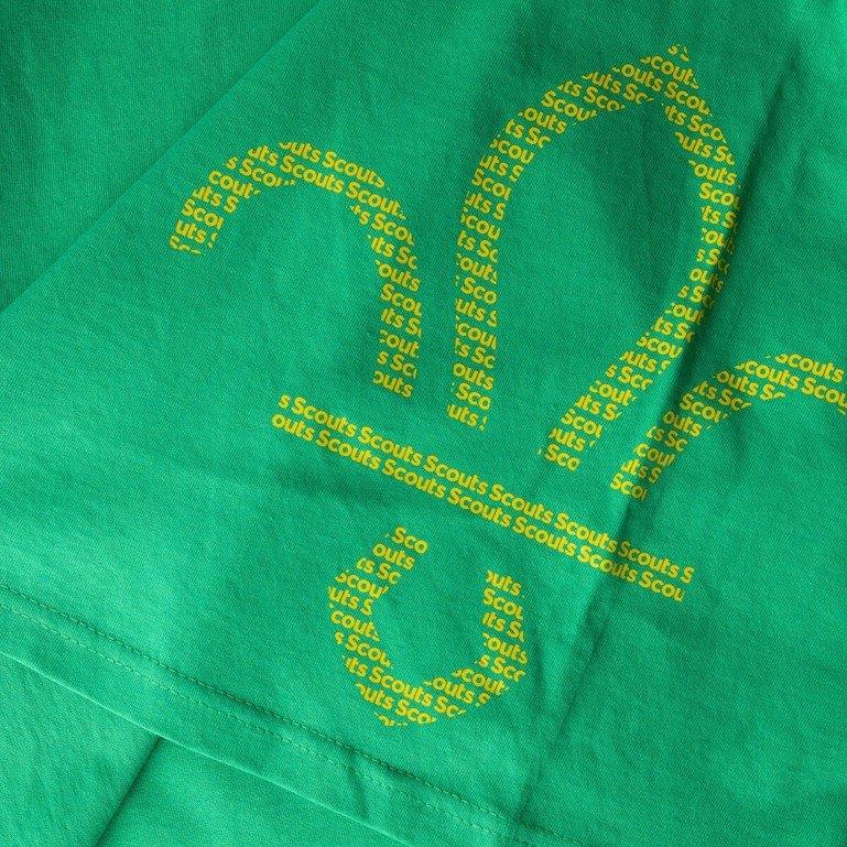 Fleur de Lis Scouts Brights Front Print Kids T-Shirt - Schoolwear Centres | School Uniforms near me