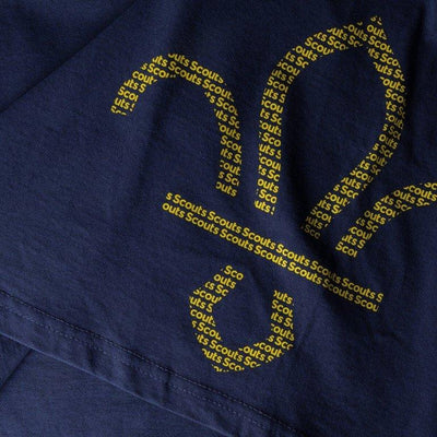 Fleur de Lis Scouts Brights Front Print Kids T-Shirt - Schoolwear Centres | School Uniforms near me