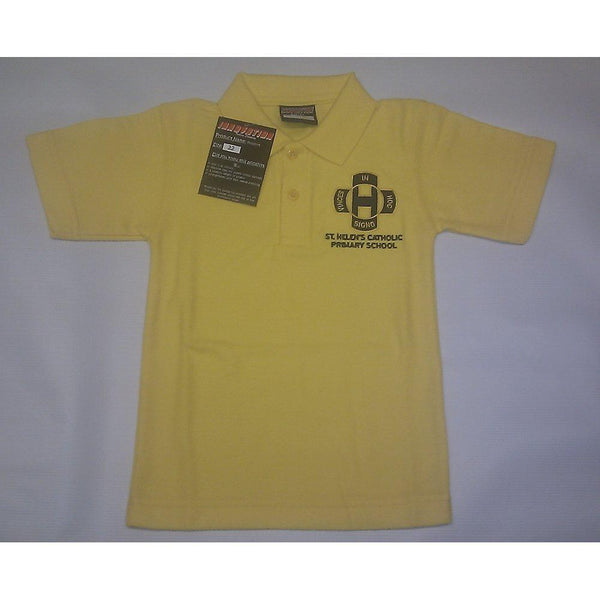 St Helen’s Catholic Primary School - Gold (S/S) Polo Shirt with School Logo - Schoolwear Centres | School Uniform Centres