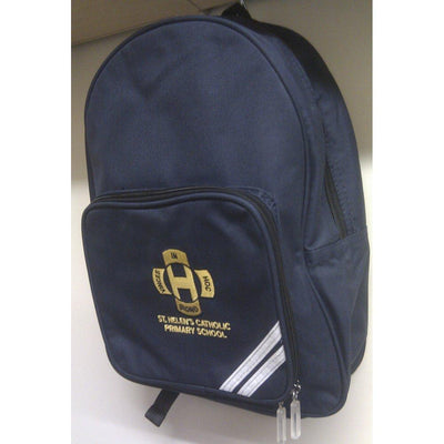 St Helen's Primary School - Navy Bookbag, P E Bag & Backpacks with School Logo - Schoolwear Centres | School Uniform Centres