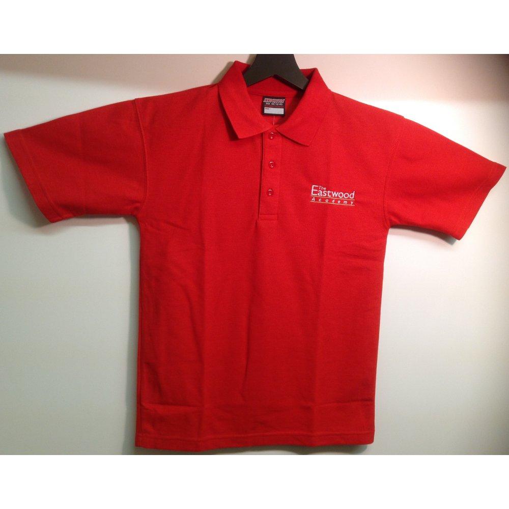 The Eastwood Academy - Red Polo Shirt with School Logo - Schoolwear Centres | School Uniform Centres