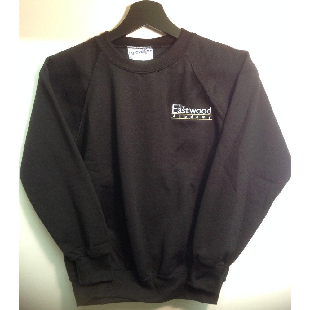 The Eastwood Academy Official Black Sweatshirt With School Logo the-eastwood-academy-official-black-sweatshirt-with-school-logo