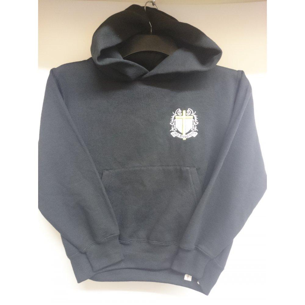 St Thomas More High School - Black Hoody with School Logo - Schoolwear Centres | School Uniform Centres
