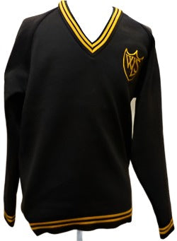 West Leigh School - Acrylic Knitted Jumper with School Logo - Schoolwear Centres | School Uniform Centres