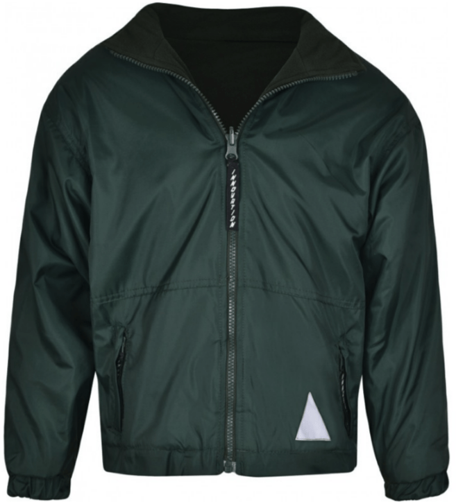 Zeco Kids School Reversible Fleece Jacket in Brown