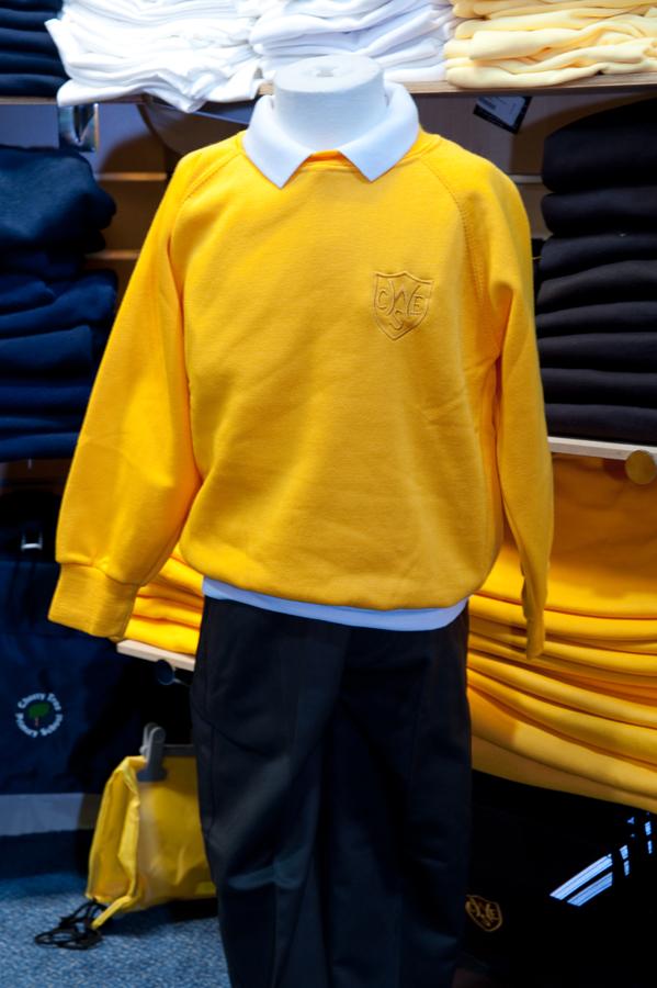The Wickford Infant School - Sweatshirt (R-neck & V-neck) Jumpers with School Logo - Schoolwear Centres | School Uniform Centres