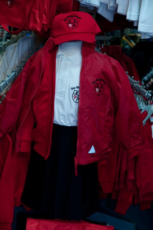 Lee Chapel Primary School - Red Reversible Jacket with School Logo - Schoolwear Centres | School Uniform Centres
