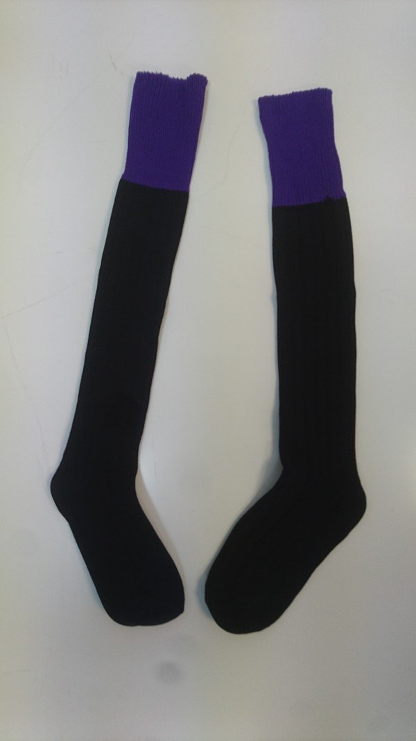 School Socks | Purple / Black | THORPE HALL - SCHOOL SOCKS - Schoolwear Centres | School Uniform Centres