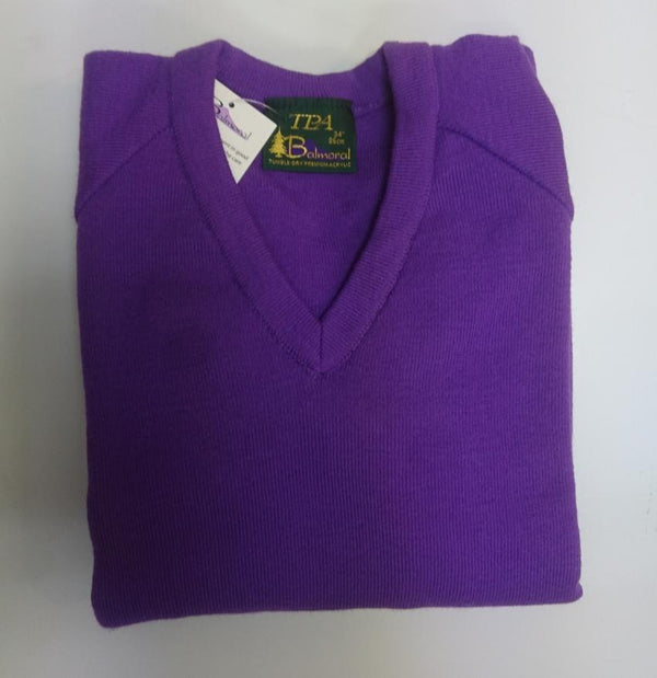 KNITTED PURPLE JUMPER FOR GIRLS - Schoolwear Centres | School Uniform Centres