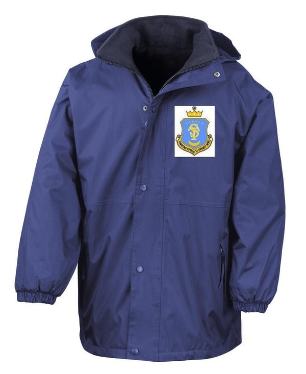 St Teresa's Catholic Primary School - Royal Reversible Storm Jacket with School Logo - Schoolwear Centres | School Uniform Centres
