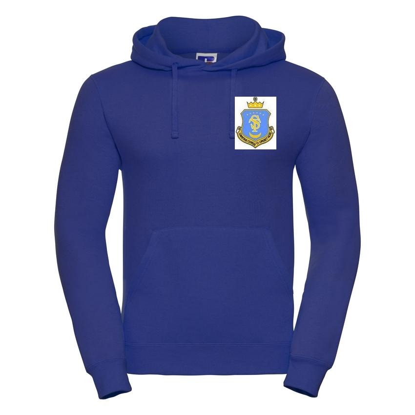 St Teresa's Catholic Primary School - Royal Hooded Sweatshirt with School Logo - Schoolwear Centres | School Uniform Centres