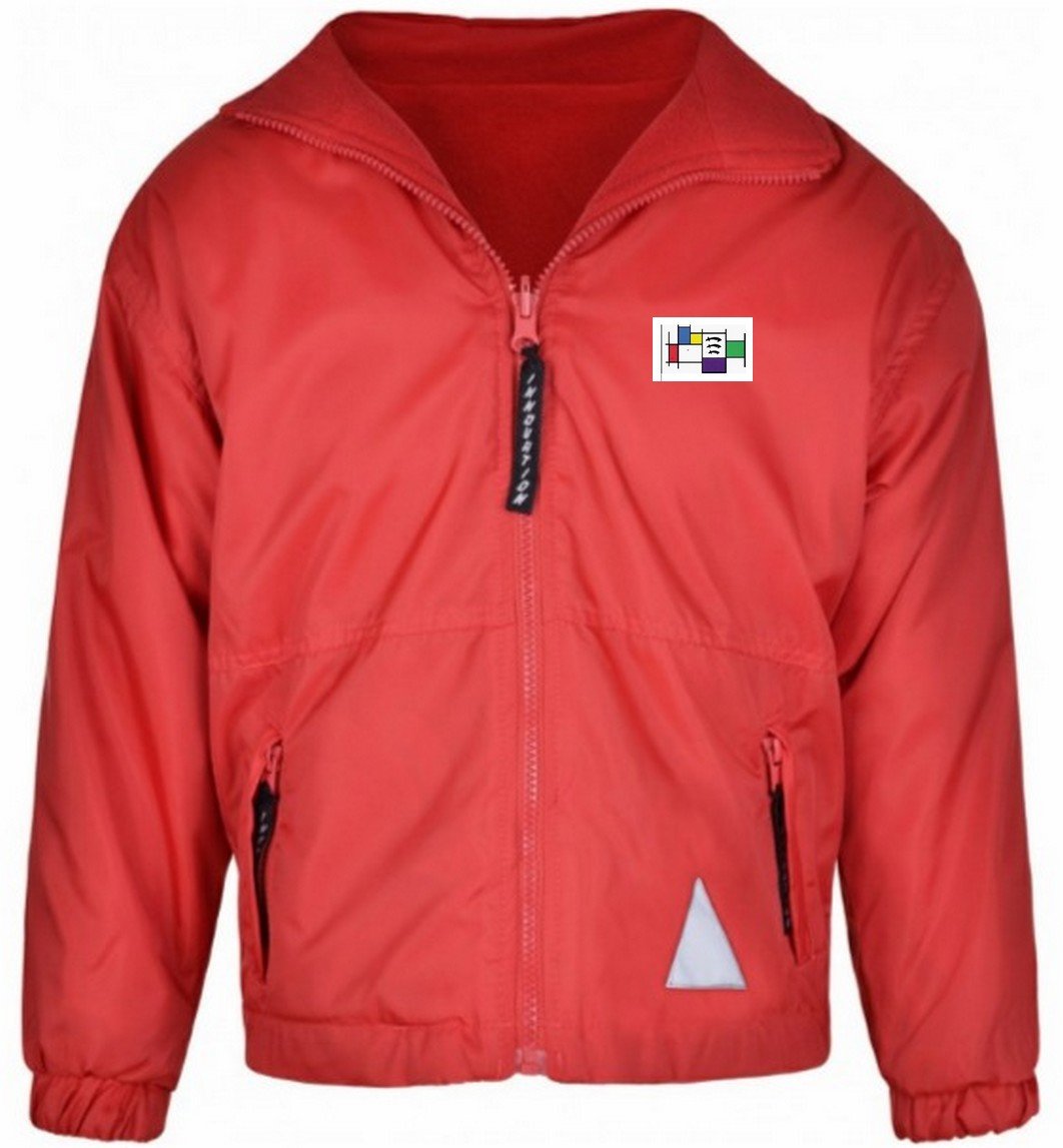 Felmore Primary School - Red Reversible Fleece Jacket with School Logo - Schoolwear Centres | School Uniform Centres