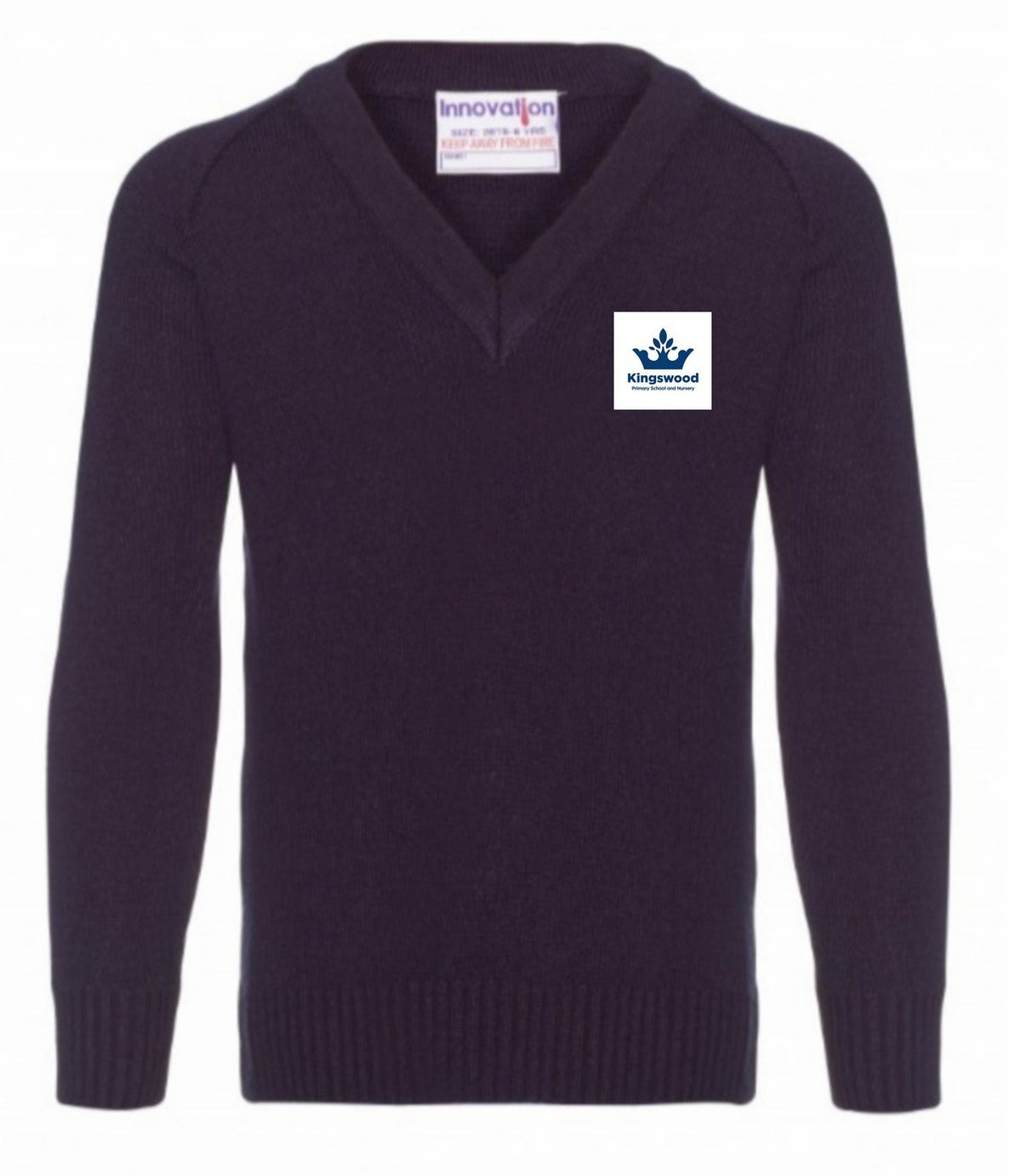 Kingswood Primary School Navy Knitwear Knitted Jumper With School kingswood-primary-school-navy-knitwear-knitted-jumper-with-school