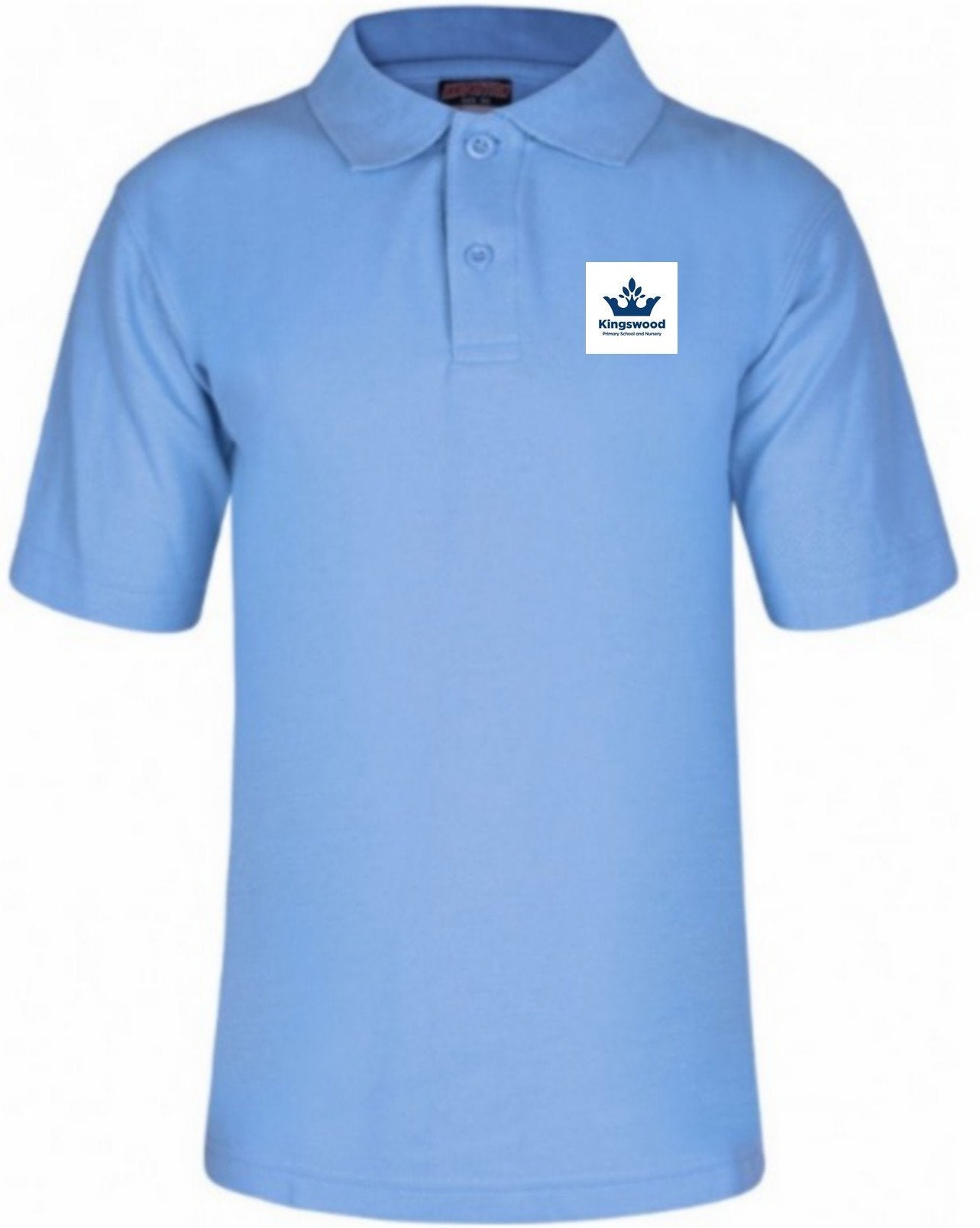 Kingswood Primary School - Sky Polo Shirt with School Logo - Schoolwear Centres | School Uniform Centres