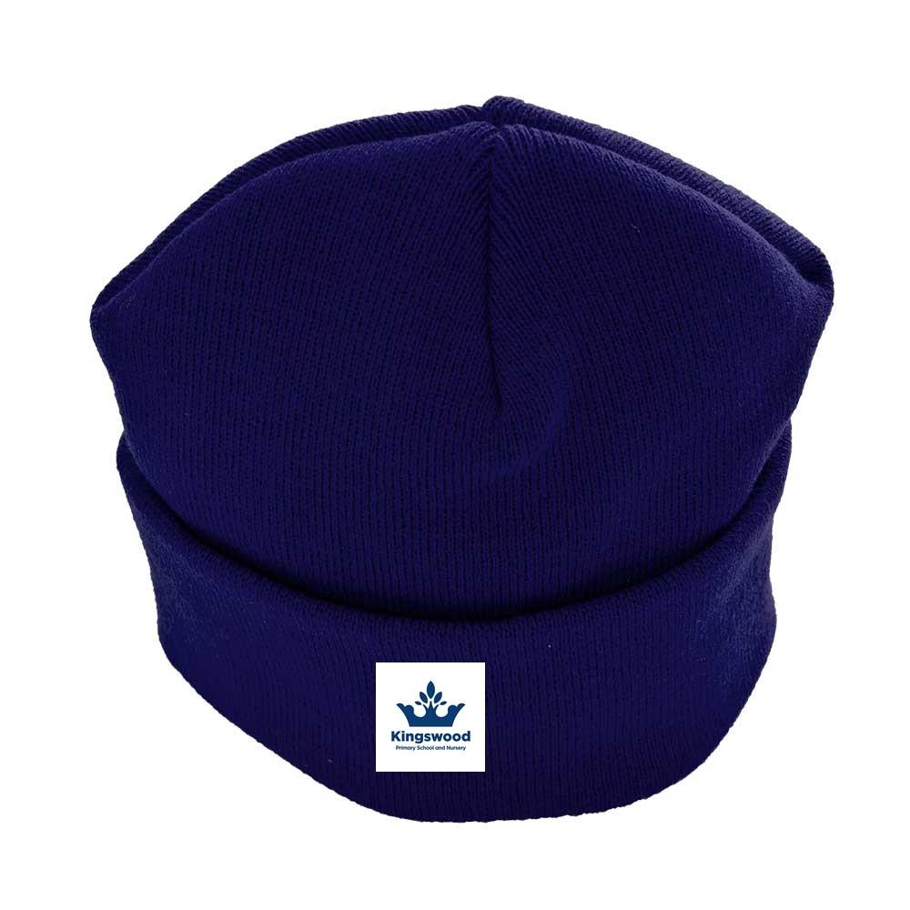 Kingswood Primary School - Navy Beanie / Ski Hats with School Logo - Schoolwear Centres | School Uniform Centres