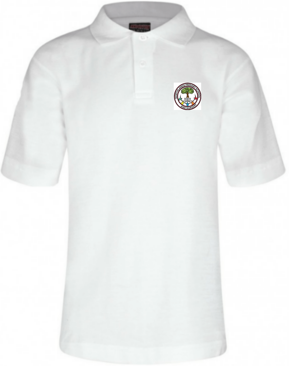 Northlands Junior School - White Polo Shirt with School Logo - Schoolwear Centres | School Uniform Centres