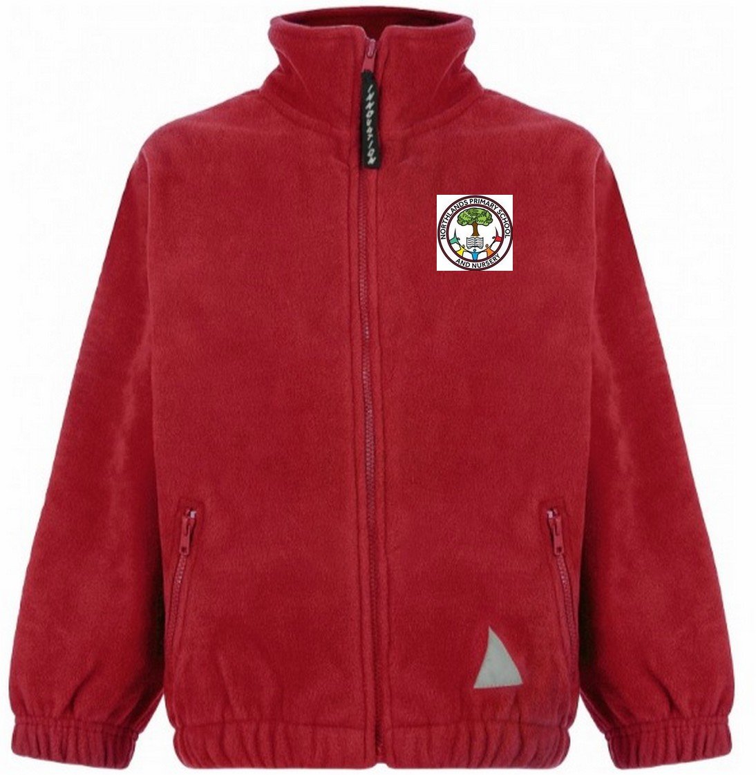 Northlands Junior School - Red Fleece Jacket with School Logo - Schoolwear Centres | School Uniform Centres