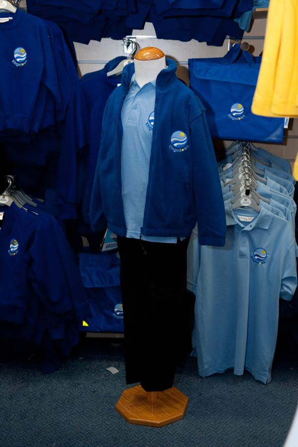 Kingsdown School - Light Blue Polo Shirt with School Logo - Schoolwear Centres | School Uniform Centres