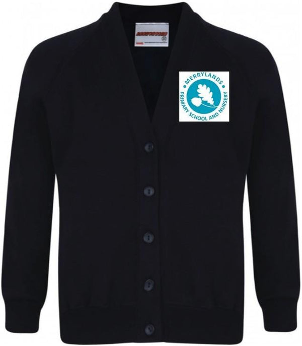 Merrylands Primary School - Navy Sweatshirt Cardigan with School Logo - Schoolwear Centres | School Uniform Centres