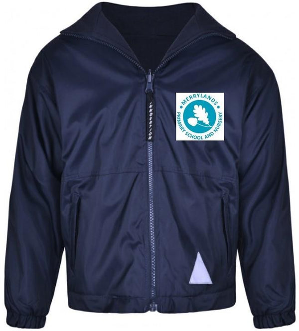Merrylands Primary School - Navy Reversible Fleece Jacket with School Logo - Schoolwear Centres | School Uniform Centres