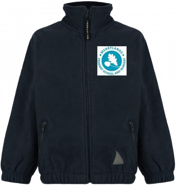 Merrylands Primary School - Navy Fleece Jacket with School Logo - Schoolwear Centres | School Uniform Centres