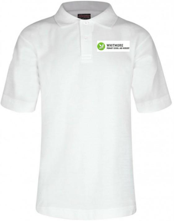 Whitmore Primary School and Nursery - White Polo Shirt with School Logo - Schoolwear Centres | School Uniform Centres