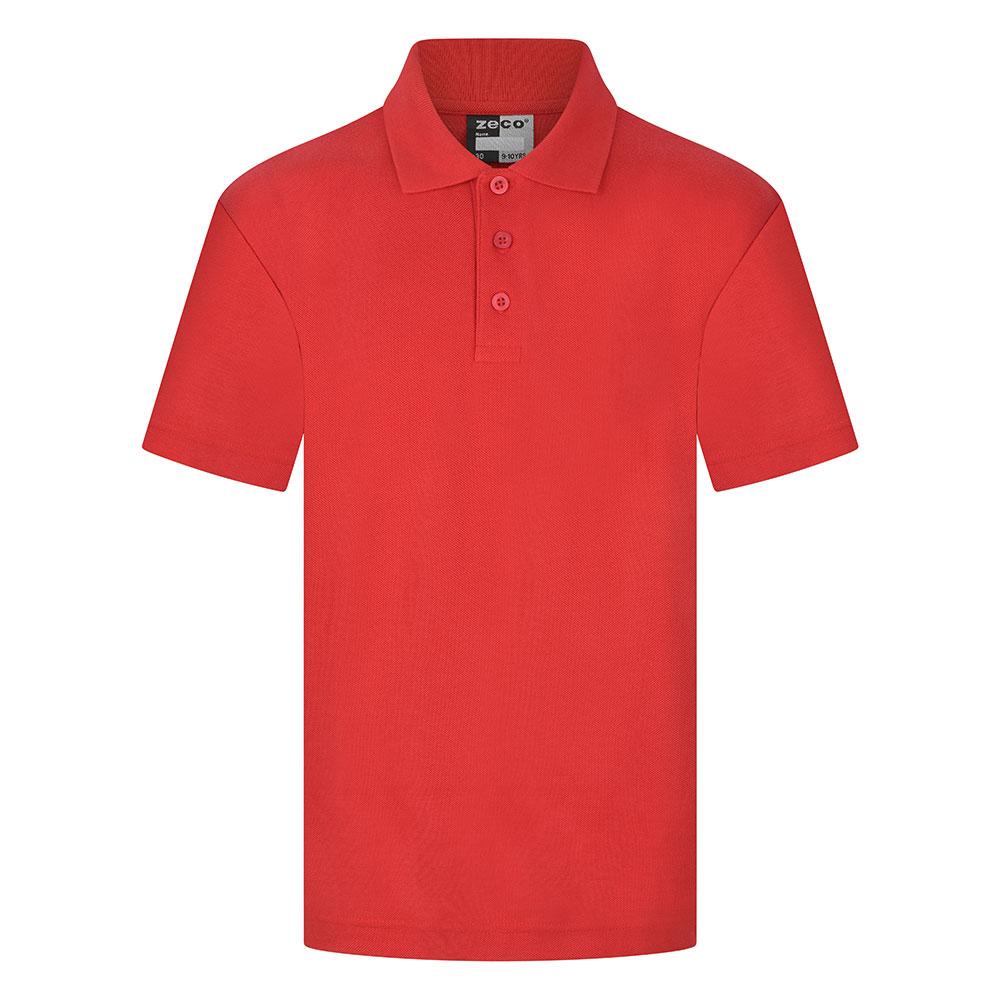 Mayflower High School - Red Polo Shirts with School Logo - Schoolwear Centres | School Uniform Centres