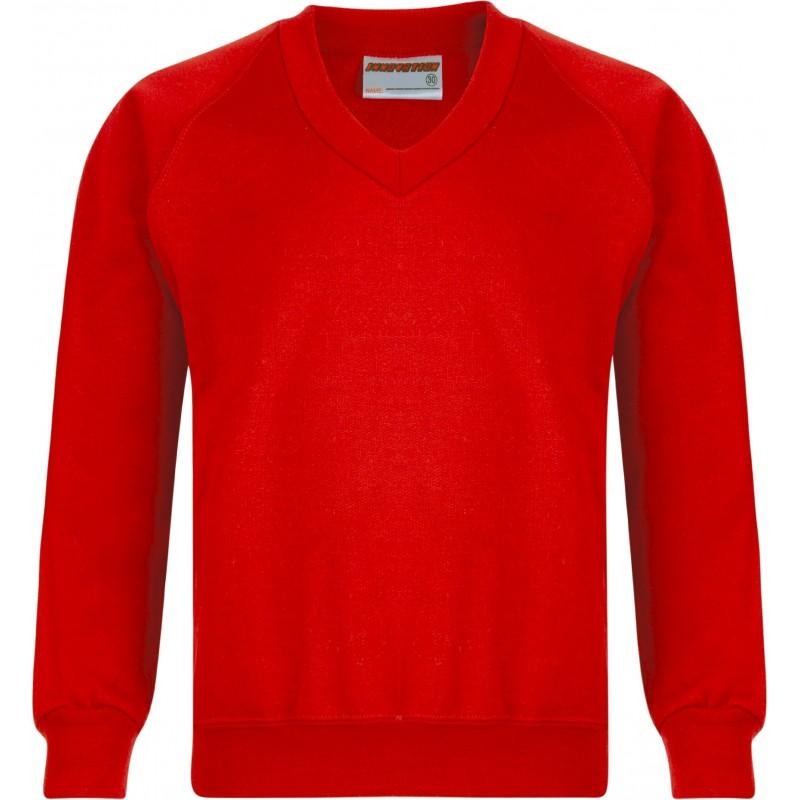 V/Neck Sweatshirts (12 Colours) - Schoolwear Centres | School Uniform Centres