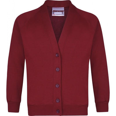 Sweatshirt Cardigans - available in 15 Colours - Schoolwear Centres | School Uniform Centres