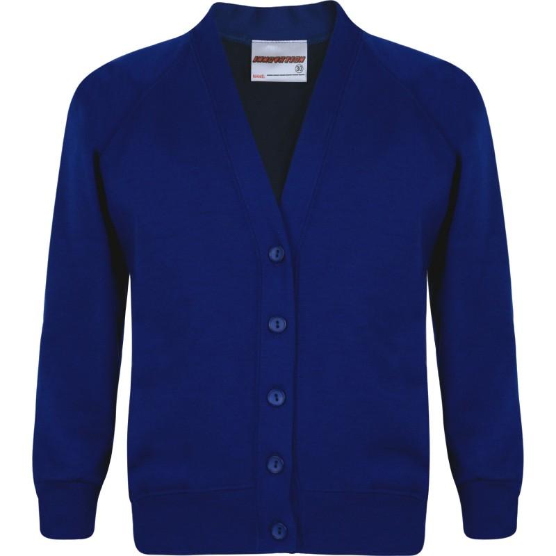 Sweatshirt Cardigans - available in 15 Colours - Schoolwear Centres | School Uniform Centres