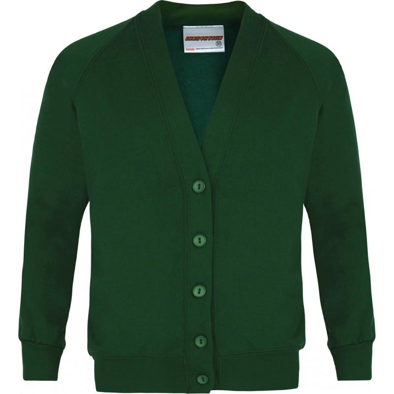 Sweatshirt Cardigans - available in 15 Colours - Schoolwear Centres | School Uniform Centres