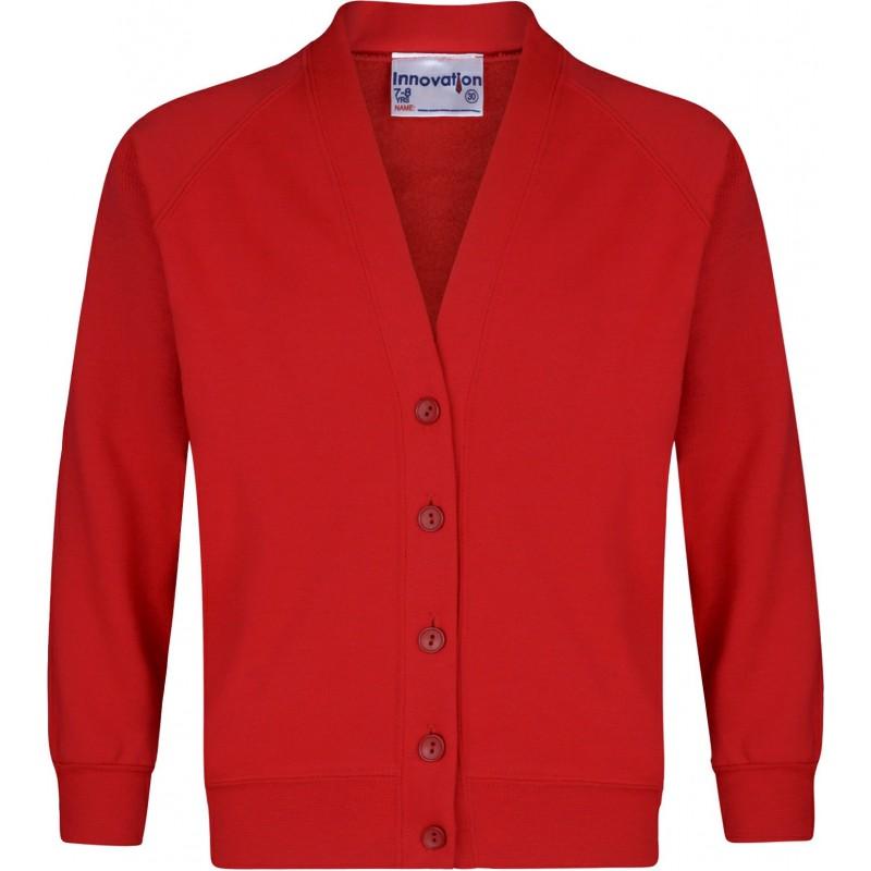 Sweatshirt Cardigans - available in 15 Colours - Schoolwear Centres | School Uniform Centres