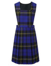 Prestwick Tartan Pinafore | Bottle  | Grey | Maroon | Red | Royal Blue - Schoolwear Centres | School Uniform Centres