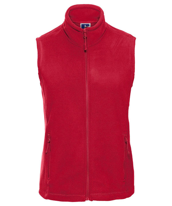 Classic Red - Women's outdoor fleece gilet Body Warmers Russell Europe Gilets and Bodywarmers, Jackets & Coats, Jackets - Fleece, Women's Fashion, Workwear Schoolwear Centres