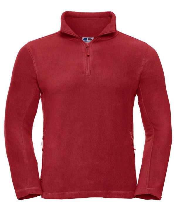 Classic Red - ¼-zip outdoor fleece Fleeces Russell Europe Jackets - Fleece, Workwear Schoolwear Centres