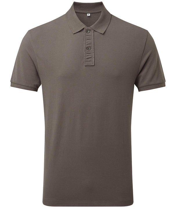 Slate - Men's "infinity stretch" polo Polos Asquith & Fox Perfect for DTG print, Polos & Casual, Raladeal - Recently Added, Rebrandable Schoolwear Centres