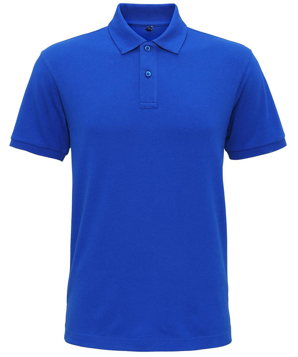 Bright Royal - Men's super smooth knit polo Polos Asquith & Fox Must Haves, Perfect for DTG print, Plus Sizes, Polos & Casual, Raladeal - Recently Added Schoolwear Centres