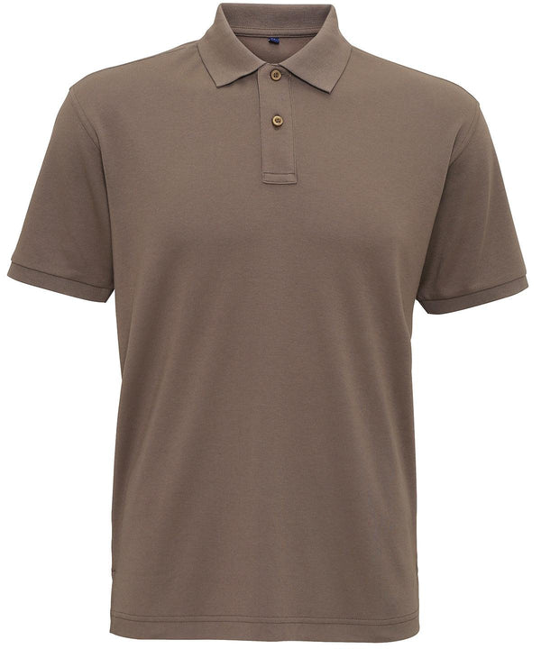 Slate - Men's super smooth knit polo Polos Asquith & Fox Must Haves, Perfect for DTG print, Plus Sizes, Polos & Casual, Raladeal - Recently Added Schoolwear Centres