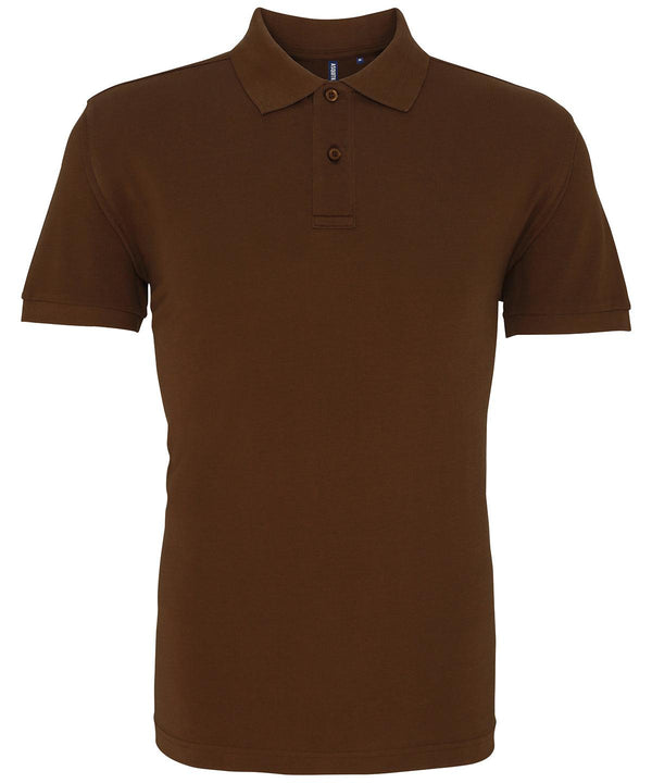 Milk Chocolate - Men's polo Polos Asquith & Fox 2022 Spring Edit, Hyperbrights and Neons, Must Haves, Perfect for DTG print, Plus Sizes, Polos & Casual, Raladeal - Recently Added, Sports & Leisure, Working From Home Schoolwear Centres
