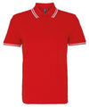 Men's classic fit tipped polo