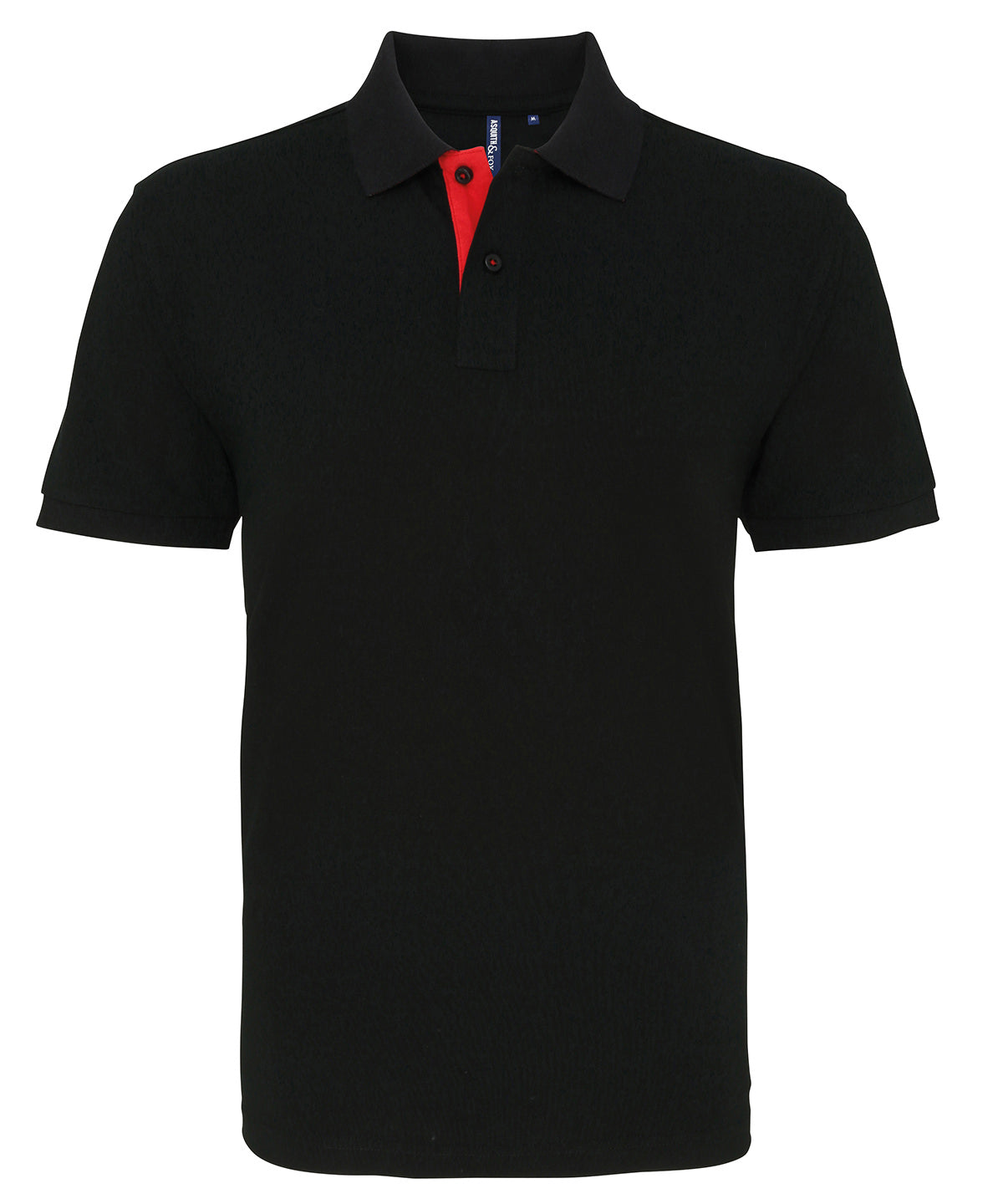 Men's classic fit contrast polo