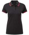 Women's classic fit tipped polo