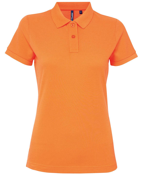 Neon Orange - Women’s polycotton blend polo Polos Asquith & Fox Activewear & Performance, Hyperbrights and Neons, Must Haves, Perfect for DTG print, Polos & Casual, Raladeal - Recently Added, Sports & Leisure Schoolwear Centres