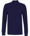 Men's classic fit long sleeved polo