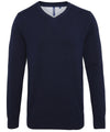 Men's cotton blend v-neck sweater